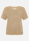 Strickpullover mit Rundhalsausschnitt / Vorderseite