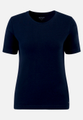 Basic Shirt mit Rundhalsausschnitt / Vorderseite