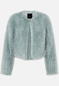Blazer-Jacke  mit Struktur / Vorderseite