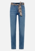 Jeans  mit Leo-Gürtel Style Orlando 28 Inch  / Vorderseite