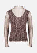 Mesh-Shirt mit grafischem Print / Vorderseite