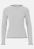 Langarm-Shirt mit Kragen / Vorderseite