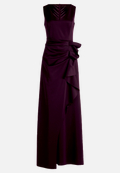 Abendkleid mit Volant / Vorderseite