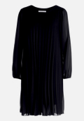 Chiffonkleid mit Plissee / Vorderseite