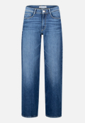 High Waisted-Jeans mit weitem Bein / Vorderseite