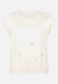 Casual-Shirt mit Rippbündchen / Vorderseite