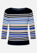 Basic Shirt mit U-Boot-Ausschnitt / Vorderseite