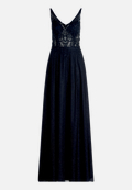 Abendkleid im Glitzer-Look / Vorderseite