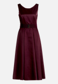 Cocktailkleid mit Gürtel / Vorderseite