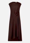 Midikleid mit Raffung / Vorderseite