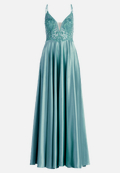 Abendkleid mit Placement / Vorderseite