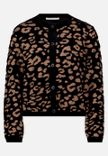 Strick-Cardigan mit Jacquard / Vorderseite