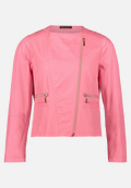 Bikerjacke mit Reißverschluss / Vorderseite