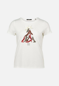 Shirt mit Aufdruck und Schleife / Vorderseite