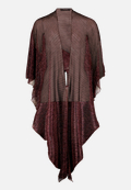 Cape im Glitzer-Look / Vorderseite