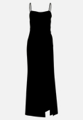 Abendkleid mit Raffung / Vorderseite