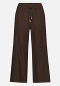 Stoffhose 7/8 mit Bindedetail  / Vorderseite