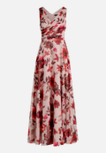 Abendkleid mit Plissee / Vorderseite