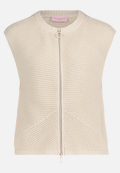Grobstrickjacke ohne Arm / Vorderseite