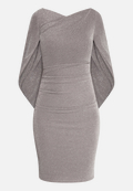 Cocktailkleid im Glitzer-Look / Vorderseite