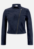 Bikerjacke mit Reißverschluss / Vorderseite