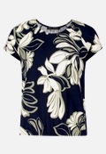 Printshirt mit Gummizug / Vorderseite