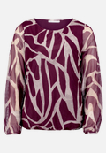 Mesh-Shirt mit Gummizug / Vorderseite