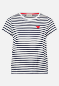 Kurzarm-Shirt mit Rundhalsausschnitt / Vorderseite