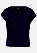 Basic-T-Shirt  mit V-Ausschnitt / Vorderseite