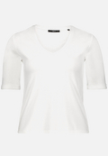 Basic-T-Shirt mit V-Ausschnitt / Vorderseite
