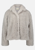 Plüschjacke mit Stehkragen / Vorderseite