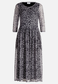 Maxikleid mit Leoprint / Vorderseite