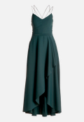 Abendkleid mit Volant / Vorderseite