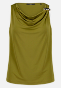 Blusentop mit Wasserfallausschnitt  / Vorderseite