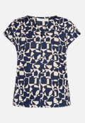 Blusenshirt mit Gummizug / Vorderseite