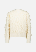 Pullover mit 3D Blüten / Vorderseite