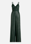 Jumpsuit mit Glanzeffekt / Vorderseite