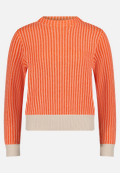 Strickpullover mit Strickdetails / Vorderseite
