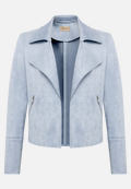 Blazer-Jacke mit offenem Saum / Vorderseite