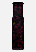 Mesh-Kleid  mit Blumen / Vorderseite