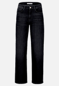 High Waisted-Jeans mit weitem Bein / Vorderseite