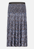 Plisseerock Midi mit Animalprint  / Vorderseite