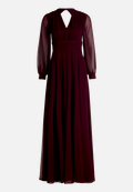 Abendkleid mit Raffung / Vorderseite