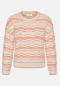 Strickpullover mit Rundhalsausschnitt / Vorderseite