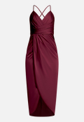 Abendkleid mit Raffung / Vorderseite