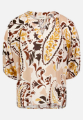 Casual-Bluse mit Raffung / Vorderseite