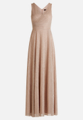 Abendkleid mit Plissee / Vorderseite