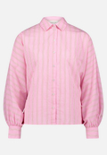 Oversize-Bluse mit Streifen / Vorderseite