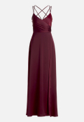 Abendkleid mit V-Ausschnitt / Vorderseite