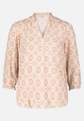 Casual-Bluse mit Raffung / Vorderseite